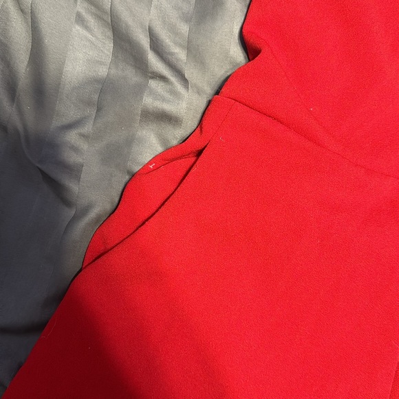 Red backless romper - Picture 2 of 4